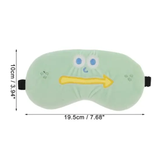 Unique Bargains Soft Cartoon Sleep Mask Arrow Green 1 Pc image {3}