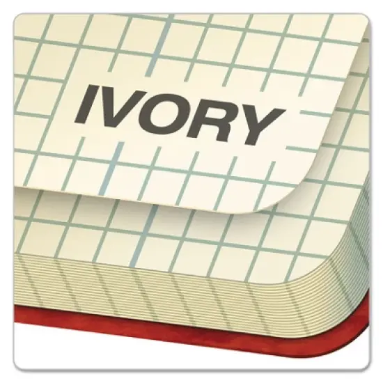 Ampad Computation Book, Quadrille Rule (4 sq/in), Brown Cover, (76) 11.75 x 9.25 Sheets image {3}