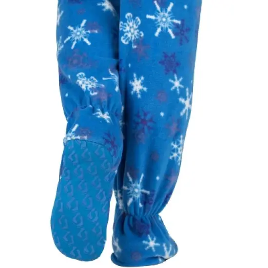 Footed Pajamas - Its A Snow Day Adult Hoodie Fleece Onesie image {3}