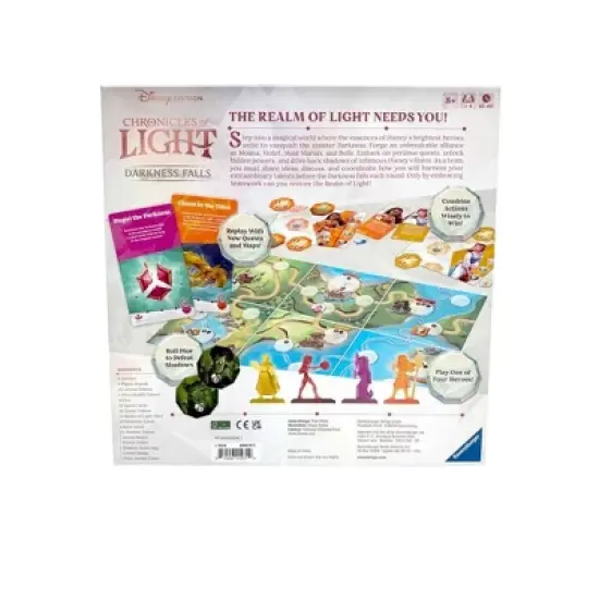Ravensburger Disney Edition Chronicles of Light: Darkness Falls Game: Strategy Board Featuring Creative Thinking image {3}