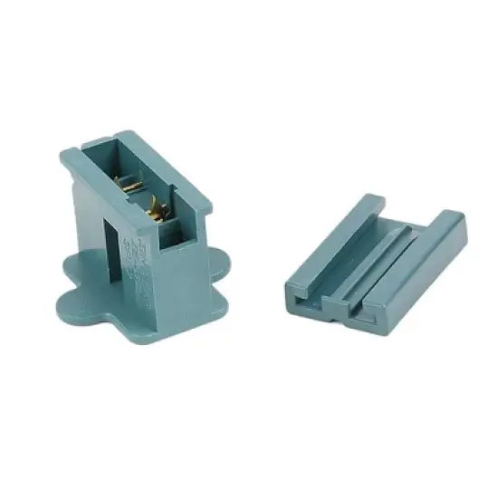 Novelty Lights Green Snap-On Vampire Plug SPT-2 for C9/C7 Socket or Zip Cord Wire image {2}