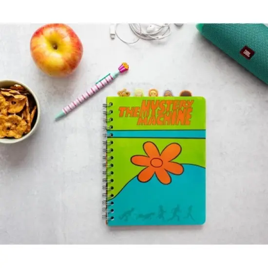 Silver Buffalo Scooby-Doo Mystery Machine 5-Tab Spiral Notebook With 75 Sheets image {3}