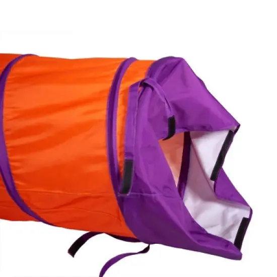 Pacific Play Tents Kids Institutional Tunnel - Orange/Purple image {2}