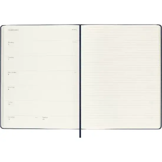Moleskine 2023 Notebook Planner Weekly 18 Month XL Hard Cover Sapphire Blue image {3}
