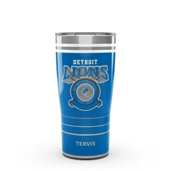 NFL Detroit Lions 20oz Vintage Stainless Steel Tumbler image {3}