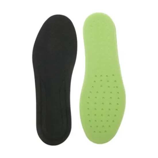 Unique Bargains Responsive Foam Shoe Inserts Fit Shoe Green Gray 1 Pair image {2}