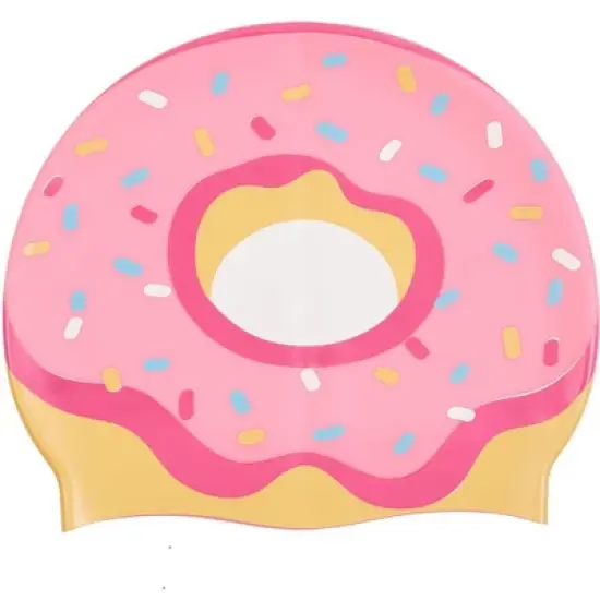Sporti Donut Silicone Swim Cap image {1}