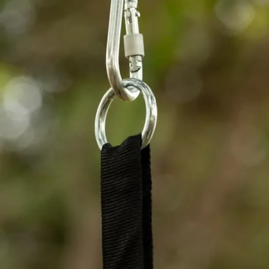 PLAYBERG Indoor and Outdoor Patio Playground Kids Fun Hanging Mesh Fabric Tree Swing with Adjustable Strap image {4}