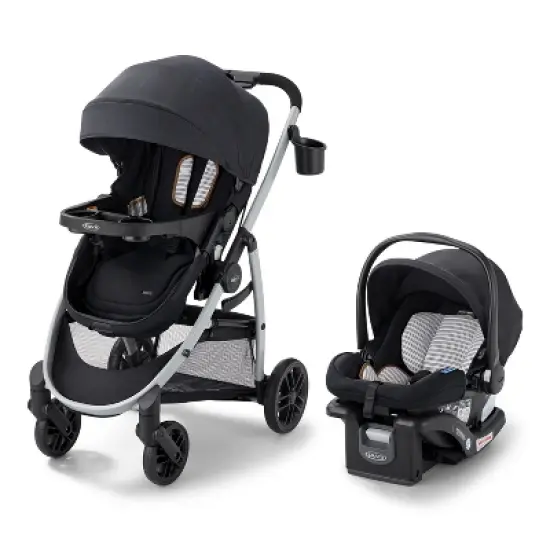 Graco Modes Pramette Travel System with Snugride LX - Black image {7}