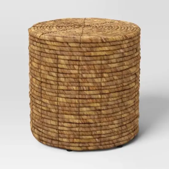 Woven Storage Ottoman Natural- Room Essentials&trade; image {1}