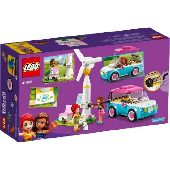 LEGO Friends Olivia Electric Car Toy Eco Playset 41443 image {4}