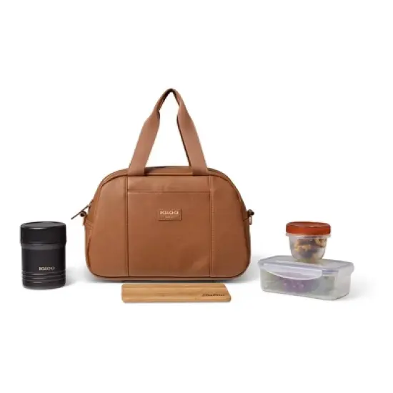 Igloo Luxe Satchel Cooler Bag - Cognac image {4}