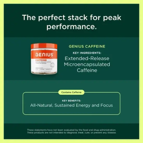 Genius Fat Burner &ndash; Thermogenic Weight Loss & Metabolism Support, Appetite Suppressant &ndash; 60 Caffeine-Free Veggie Pills image {5}