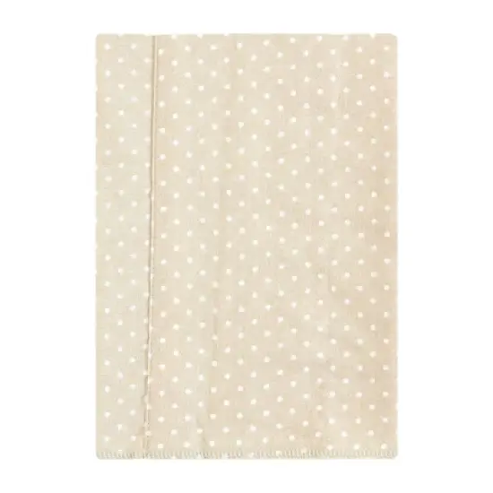 Hudson Baby Infant Girl Flannel Burp Cloth 7pk, Pink Taupe Bear, One Size image {4}