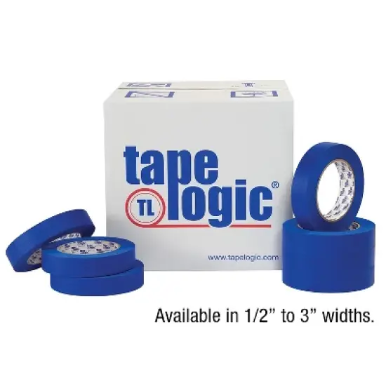 Tape Logic 3000 Painter's Tape 5.2 Mil 1" x 60 yds. Blue 36/Case T9353000 image {4}