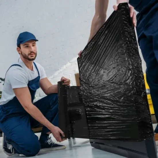 UOFFICE 1 Roll of Black Color Stretch Wrap 18" x 1500' x 80G, Hand Wrap Cast Black image {6}