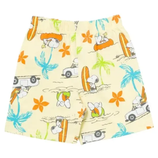 PEANUTS Snoopy Woodstock Baby French Terry T-Shirt and Shorts Outfit Set Infant image {4}