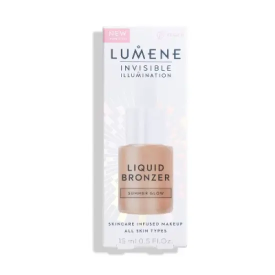 Lumene Invisible Illumination Liquid Bronzer Summer Glow - 0.5 fl oz image {1}