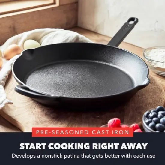 Bobby Flay 12" Cast Iron Skillet image {1}