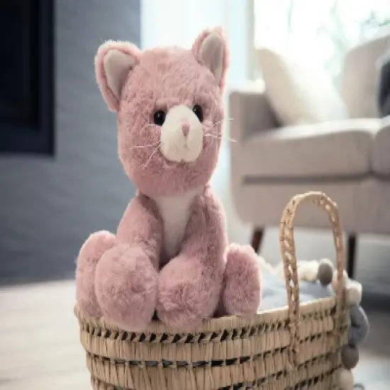 Bearington Mew Mew Pink Plush Kitty Cat Stuffed Animal image {1}