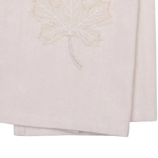 C&F Home Neutral Maple Leaves Towel image {2}