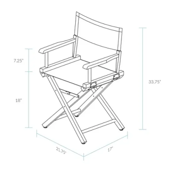 Director's Chair Canvas Flora Home image {4}