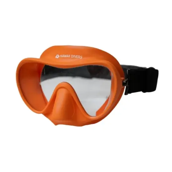 Hawaii Divers Deep Sea Adult Snorkel Combo &ndash; Orange image {2}