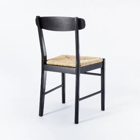 Logan Wood Dining Chair with Woven Seat - Threshold&trade; designed with Studio McGee image {3}