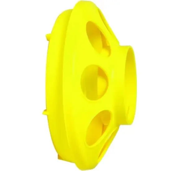 Little Giant Plastic Poultry Feeder Base for 1 Quart Container- Yellow image {2}