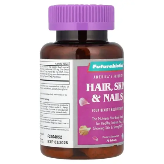 Futurebiotics Hair, Skin & Nails&reg;, 75 Tablets image {3}