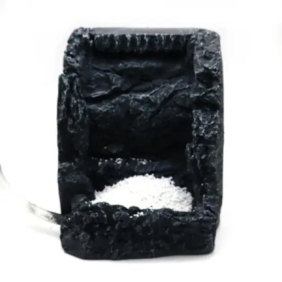 Fish Tank Decoration - Aquarium Mountain View Stone with Underwater Sand, Small Fish Tank Rockery Cave Waterfall, Resin Rock Decor image {8}