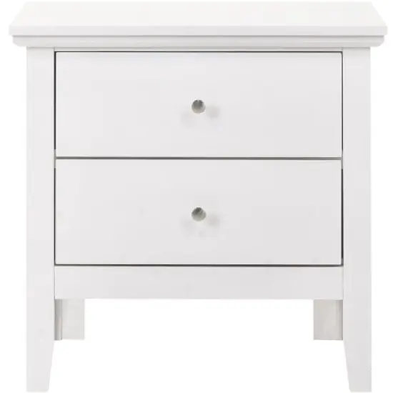 Passion Furniture Primo 2-Drawer Nightstand (24 in. H x 15.5 in. W x 19 in. D) image {8}