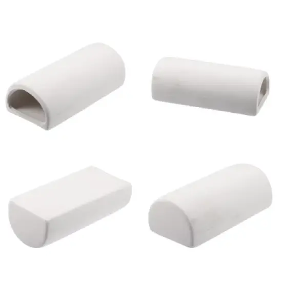 Unique Bargains Ceramic Aquarium Hideaway Rock Cave Fish Tank Decoration White 4.72"x2.32"x1.57" image {6}