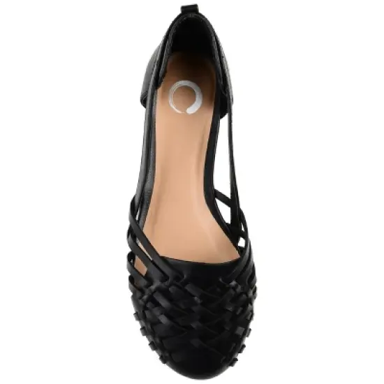 Journee Collection Womens Ekko Slip On Round Toe Ballet Flats image {3}