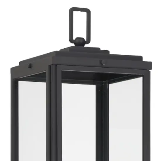 Crystorama Lighting Byron 3 - Light Post Light in  Matte Black image {2}