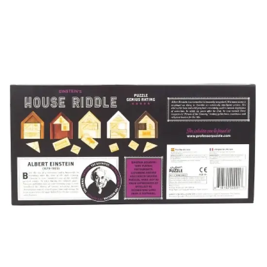 Professor Puzzle USA, Inc. Einsteins House Riddle 3D Brain Teaser Puzzle image {4}