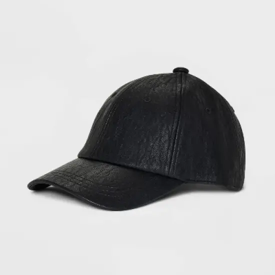 Faux Leather Baseball Hat - A New Day&trade; image {4}