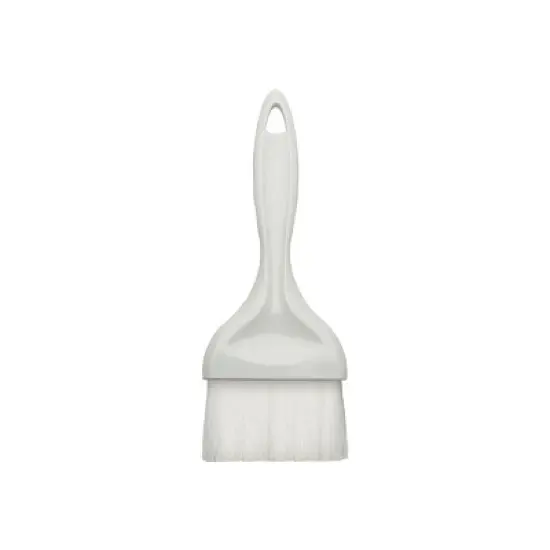 Winco Pastry Brush, Plastic Handle, Nylon Bristle, White image {3}