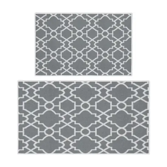 Sussexhome Non Skid Cotton Washable Kitchen Runner Rugs Set of  44 x 24 and 31.5 x 20 inches image {15}