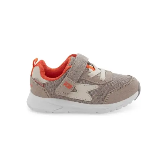 Stride Rite Kids Unisex Zips Runner | 10 | Beige image {1}
