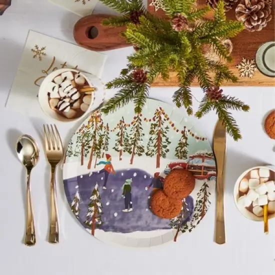 Winter Wonderland Large Plates (10 per pack) image {3}