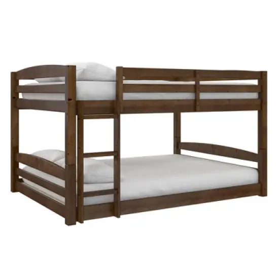 Full Over Full Alaina Floor Wood Bunk Bed - Room & Joy image {15}