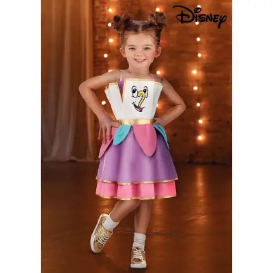 HalloweenCostumes.com Toddler Girl Disney Beauty and the Beast Chip Halloween Costume | Disney Costumes image {1}