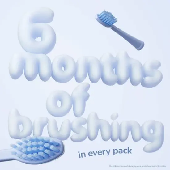 Ordo Sonic Kids Battery - Brush Heads - Squishmallows Samir - 2pk image {2}