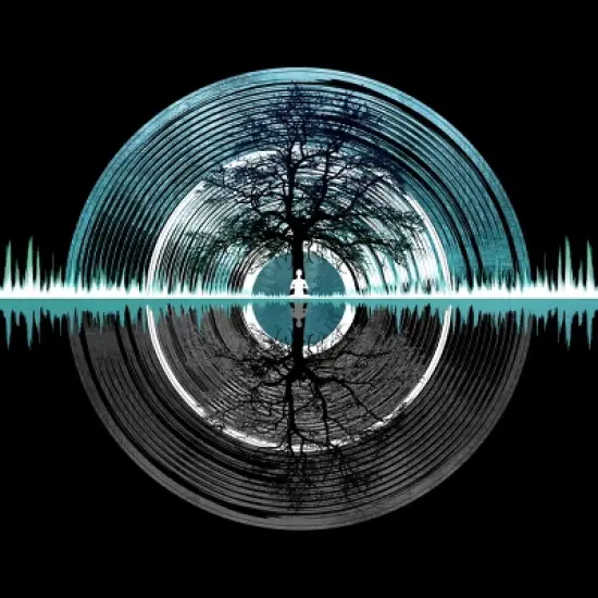 Women's Design By Humans Returning To Silence By Maryedenoa Racerback Tank Top image {1}