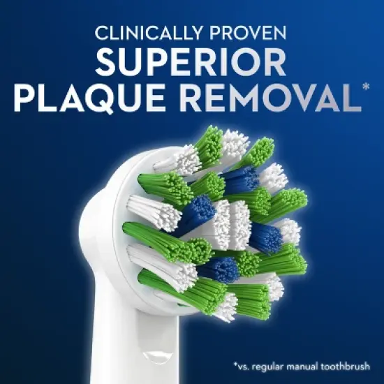 Oral-B CrossAction Electric Toothbrush Replacement Brush Heads image {4}