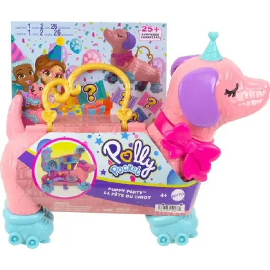 Polly Pocket Puppy Party Playset with 2 Dolls image {5}
