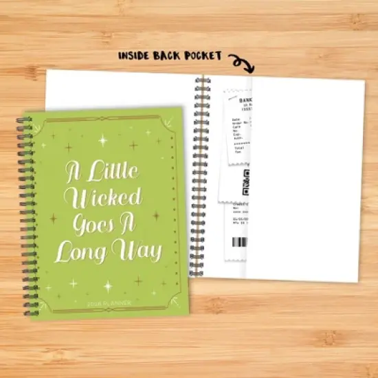 Willow Creek Press 6.5"x 8.5" Weekly/Monthly 'A Little Wicked' Softcover Planner image {4}