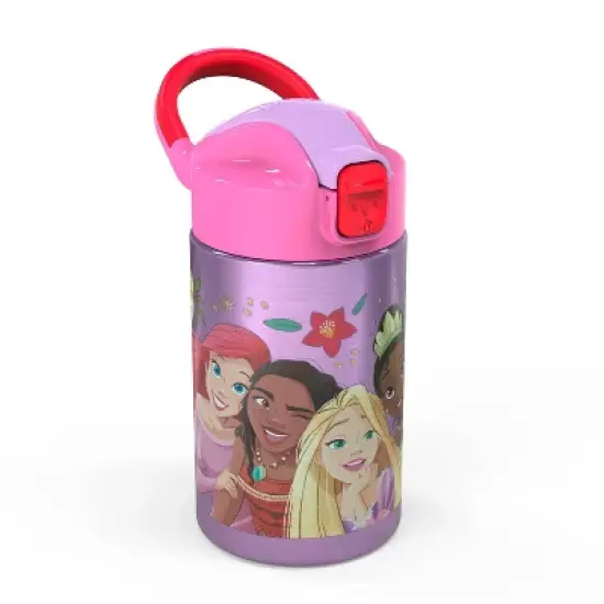 Disney Princess 14oz Stainless Steel Double Wall Valiant Bottle - Zak Designs image {1}