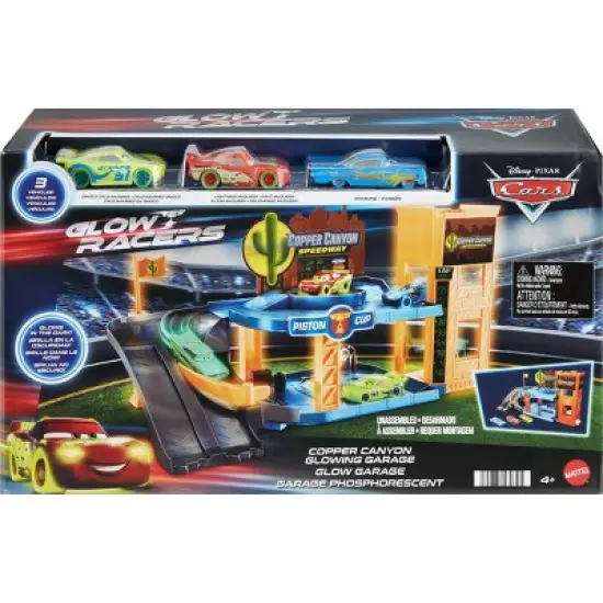 Disney and Pixar Cars Glow Racers Copper Canyon Glowing Garage Playset image {3}